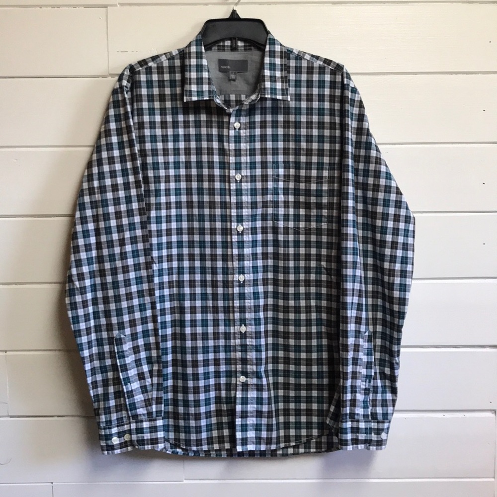 Vince Men’s button down size Large, EUC